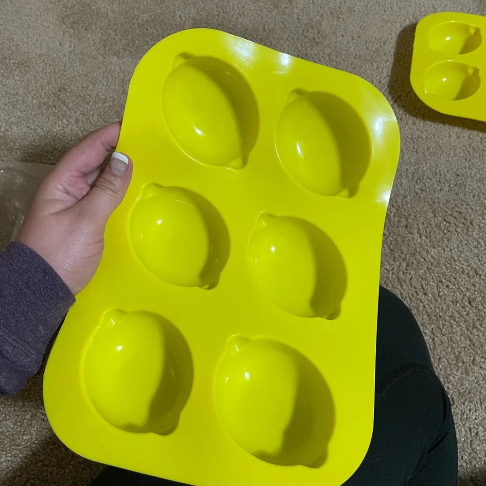 2 pack Silicone Lemon Molds